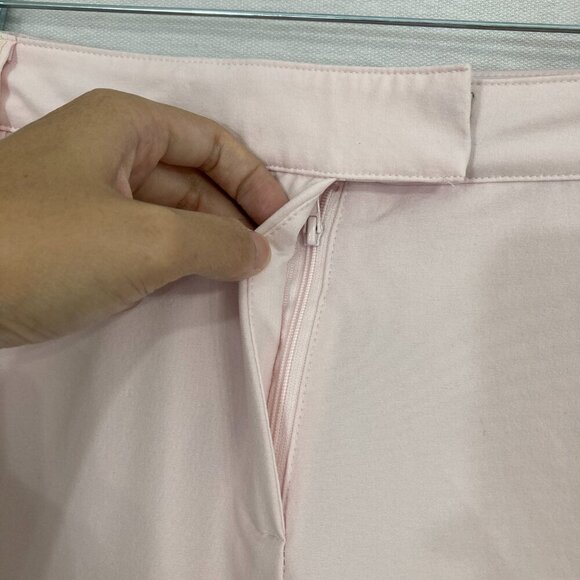 Tail Light Pink Lace Detail Soft Lightweight Activewear Capri Pants size 14 Golf - Picture 4 of 11